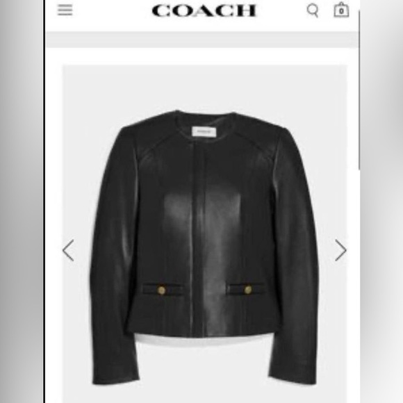 Coach leather Jacket - Picture 5 of 7